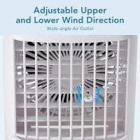Pequeño ventilador eléctrico con agua y hielo, ventilador de aire acondicionado para oficina, refrigeración, ventilador de aire acondicionado portátil, mini ventilador de escritorio - details 5