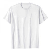 Camiseta casual deportiva con cuello redondo para hombre, algodón desgastado - details 5