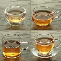 Té hecho a mano con mango de vidrio resistente al calor, taza de doble capa con olor, taza de té pequeña de Kung Fu - details 1