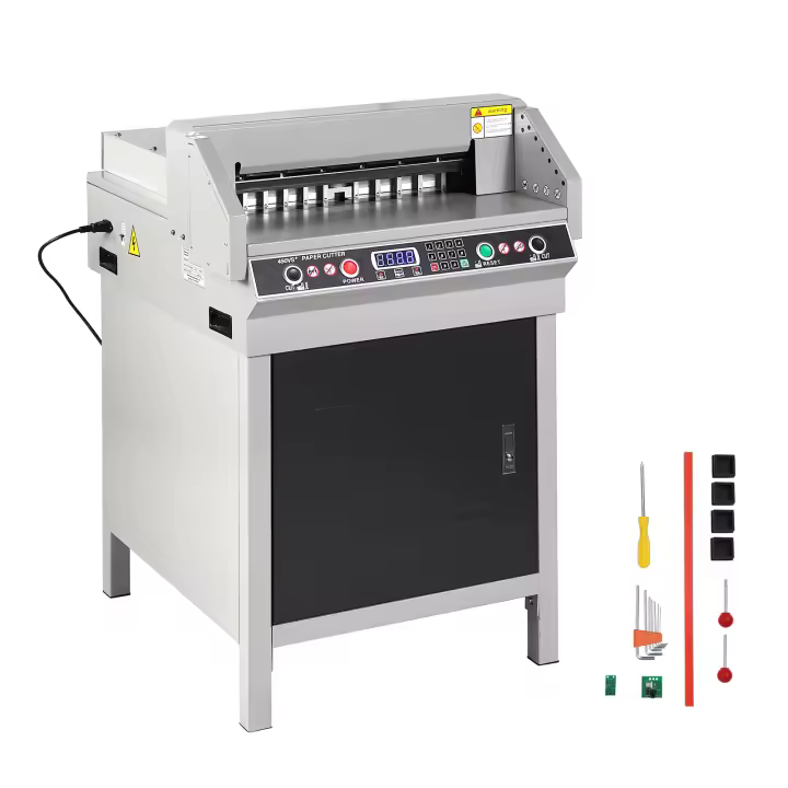 SucceBuy Cortadora de papel de 18" y 450 mm, cortadora eléctrica de alta resistencia para uso en oficina - 1