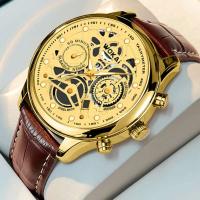 Reloj Deportivo de Cuarzo de Negocios Voke Automático Correa de Cuero Lujo Premium Para Hombres - details 6