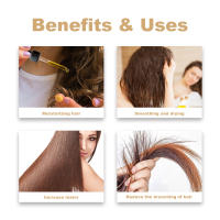 La loción para el cabello densa con aceite de nuez marroquí de Eelhoe previene la caída del cabello, solidifica, suaviza el cabello, nutre, masajea el cuero cabelludo y - details 8