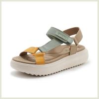 Sandalias Deportivas Para Mujer, Plataforma De Retales, Zapatos Con Elevador De Banda Estrecha, Soporte De Arco De Velcro Ajustable, Senderismo Al Aire Libre 41 - details 19
