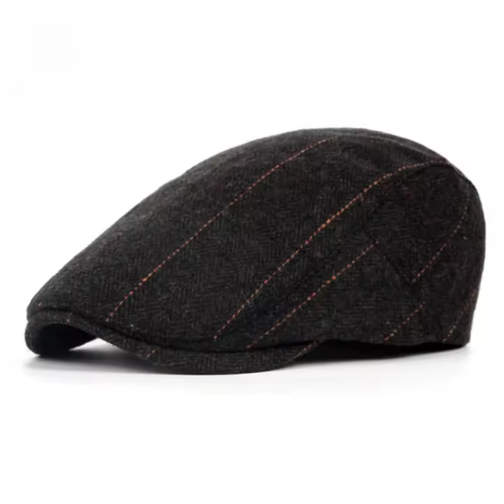Gorro de Celosía Ajustable con Rayas Finas Estilo Primavera-Verano para Hombres y Mujeres - 1