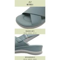 Sandalias dulces de verano para mujer, zapatos de suela gruesa de gran tamaño, informales, transpirables, cómodos, a la moda, sandalias de playa - details 5