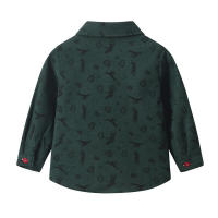 Cárdigan de manga larga con estampado otoñal y lazo, traje formal de moda para niños grandes, ropa infantil - details 6