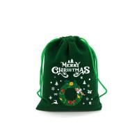 Bolsas de Terciopelo Navideñas Pequeñas 10pcs Bolsas de Dulces para Regalos - details 2
