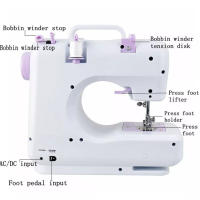 Máquina de Coser Portátil 12 Puntadas Diferentes with Pedal y Lámpara Integrada - details 7