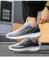 Zapatillas deportivas informales para hombre, calzado transpirable con plataforma que aumenta la altura - details 16