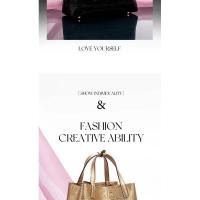 CH bolso de mano de gran capacidad, diseño elegante, marca de letras, moda informal, cientos de bolsos para mujer, mochila de lujo de alta gama - details 5