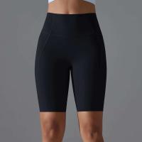 Bolsillos de yoga Secado rápido Correr Ciclismo activo Entrenamiento Gimnasio Pantalones cortos Fiess Cintura alta - details 3