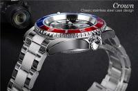 Reloj Mecánico Automático de Lujo Premium WINNER 002 Correa de Acero Inoxidable Resistente al Agua - details 6