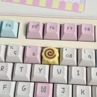 1 unidad de bonitos dibujos animados DIY hechos a mano de resina Original, regalo personalizado, accesorios de teclas de teclado nical personalizadas - details 5