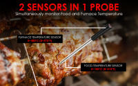 Termómetro inalámbrico inteligente para carne, termómetro para horno de barbacoa con Bluetooth, sonda para asar Sous Vide, cocina, barbacoa al aire libre, medidor de temperatura tipo carne - details 4