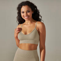 Nessaj-Sujetador deportivo sin costuras para mujer, camisola de yoga, top de fitness para correr y gimnasio - details 7