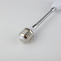 Adaptador de extensión de cuello de cisne L30/40/50/60cm de largo, Base E27 a E27, convertidor de enchufe de tornillo, extensor de lámpara, soporte de bombilla, 2 unids/lote por paquete - details 5