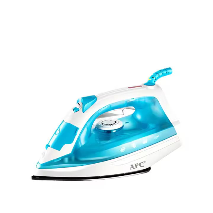 Portátil 1100W-1300W Plancha de Vapor de Cerámica Antideslizante Funciones de Pulverización y Chorro de Vapor Potentes Ideal para Ropa Fina, Transporte de Viaje - 1