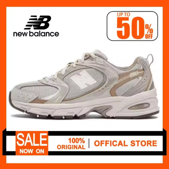 Leten 【100% original】 530 Gris Zapatillas bajas unisex Zapatillas para correr Pegatinas de pared - 1