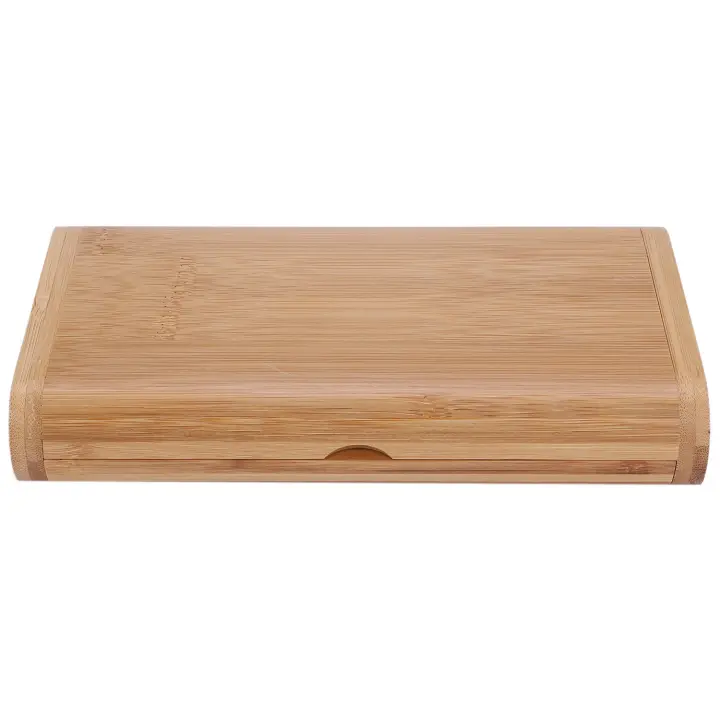 Caja de bambú para aceites esenciales, 5 agujeros, botellas de 10Ml, Spa, Yoga, Club, contenedor de aromaterapia, organizador, soporte de exhibición de aceite cosmético - 1