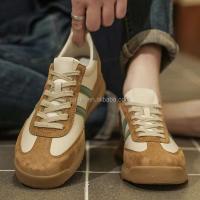 Nuevo vestido de negocios de cuero de alta calidad con cordones, zapatos deportivos informales para hombre, 2025 - details 0