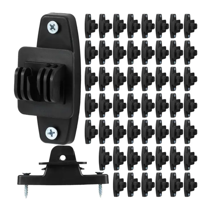 Aisladores de valla eléctrica de alambre, poste de madera, accesorios para clavos, 100 piezas - 1