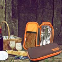 Juego de utensilios de cocina para acampar al aire libre, bolsa de almacenamiento, herramientas para bar - details 12