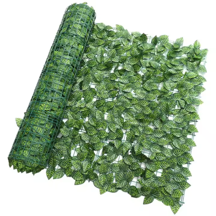 Artificial Plant Fence Green Leaf Fence Panels Privacy Fence Screen for Home Garden Yard Decoration Outdoor Wall Decor - 1