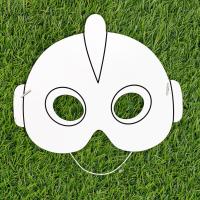 Búho creativo DIY máscara de relleno de Color juguete elefante astronauta máscara en blanco juguete mono pintado pintura Panda máscara niños - details 4