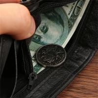 Cartera Bifold Corta para Hombres Cuero PU Porta Tarjetas de Crédito Monedero Bolsos y Viajes - details 8
