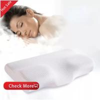 Cómoda almohada de espuma viscoelástica para el cuello, cojín ortopédico ergonómico para dormir en la cabeza, curva Cervical - details 12