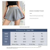 Pantalones Cortos Transpirables para Mujer Deportes de Ocio, Antiexposición, Adelgazantes, Yoga Desnudo en Gimnasio - details 3