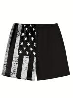 Pantalones cortos de playa sueltos para hombres, ropa deportiva, pantalones cortos de patrón 3D de secado rápido con cordón, pantalones cortos ligeros para trajes de baño de verano, bañador de natación para vacaciones en la playa - details 13
