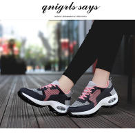 Zapatillas de moda para mujer Zapatillas de malla transpirable con amortiguación de aire Zapatos casuales con aumento de altura para mujer - details 5
