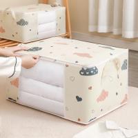 Bolsa de Almacenamiento de Edredón Impresa de Gran Capacidad Organizador de Armario a Prueba de Polvo para Ropa y Ropa de Cama - details 2