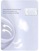 Bata de laboratorio blanca, uniforme médico femenino de manga corta/larga, uniforme de laboratorio de algodón, traje de trabajo para salón de belleza y farmacia - details 6