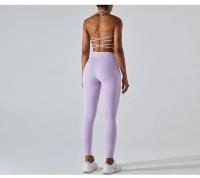 Pantalones de Yoga para Correr - Secado Rápido sin Costuras - Levantamiento de Cadera - Leggings Deportivos de Nylon - Ideal para Primavera/Verano - details 12