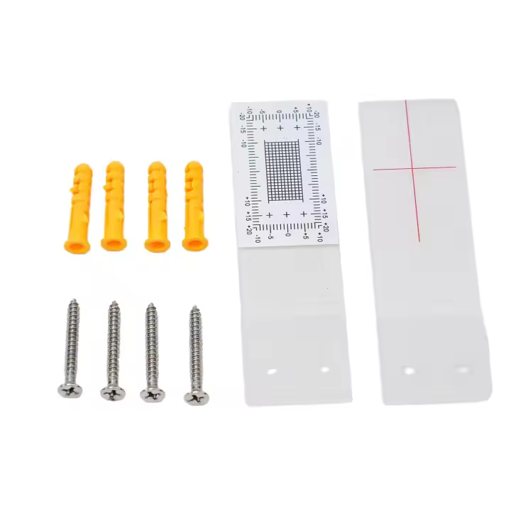 Juego de 2 monitores de grietas para vigilancia de grietas, ancho de grietas con 8 tornillos de fijación, nuevo - 1