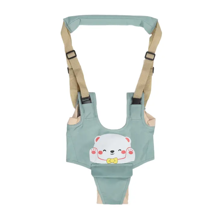 Arnés multifuncional para caminar para bebé, cómodo, transpirable, ajustable, para Andador de 6 a 36 meses, color verde - 1