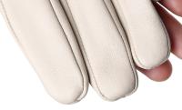 Guantes de piel de oveja para mujer, manoplas cortas de terciopelo fino para pantalla táctil, de cuero, de buena calidad, para invierno, 2226 - details 119