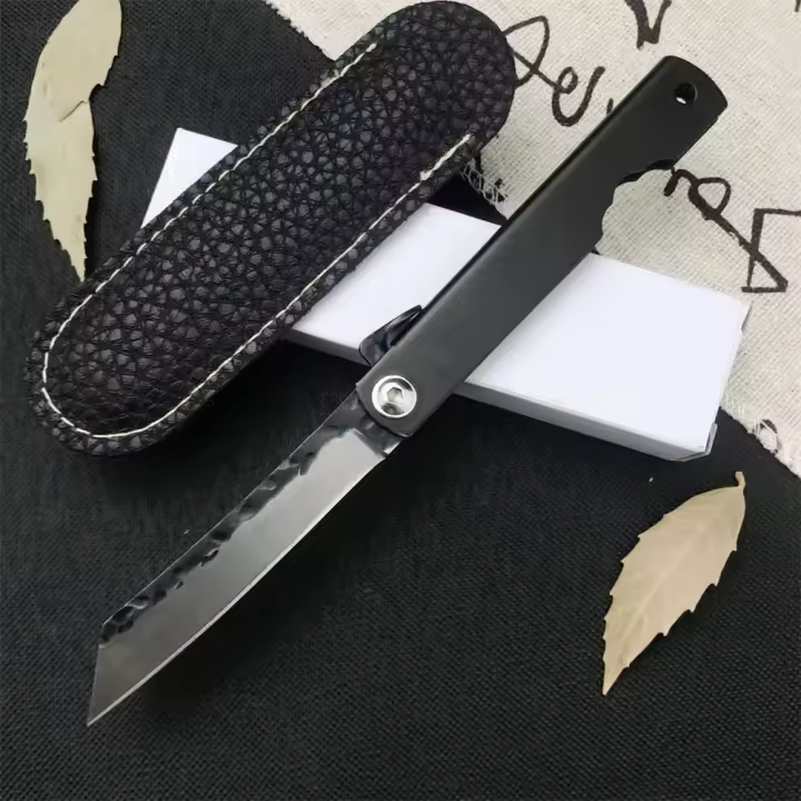 Cuchillo Plegable de Alta Dureza Cuchillo de Forja de Aleación de Aluminio para Supervivencia al Aire Libre Deportes y Exteriores - 1
