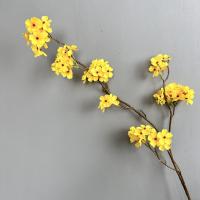 100 cm ramas de flor de pera artificiales flexibles elegantes ramas artificiales de invierno dulce flor de pera de seda hecha a mano de plástico - details 4