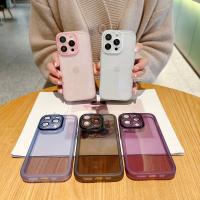 Funda de silicona suave a prueba de golpes para iPhone, protector de lente de cámara transparente de lujo para iPhone 15, 14 Plus, 13, 12 Pro Max, 11 - details 0
