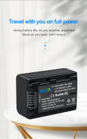 HQIX para Sony HDR-XR100E XR200E XR500E XR520E CX12E CX7E CX100E CX500E CX520E HC3 HC7 HC9E Cámara NP-FH50 cargador de batería - details 3