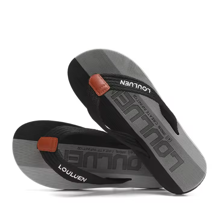 Nuevas chanclas de hombre, sandalias de verano antideslizantes, tendencia de moda para la playa y actividades al aire libre, sandalias frescas. - 1