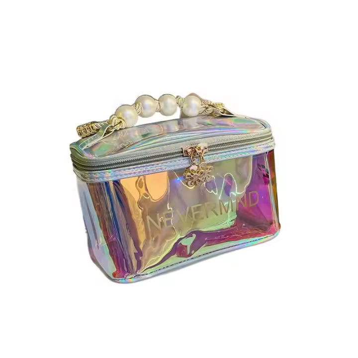 Bolsa de Maquillaje Portátil Pequeña Bolsa de Viaje para Mujeres Organizador de Cosméticos Elegante - 1