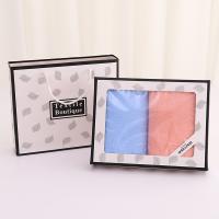 Juego de 3 Toallas，Con caja de regalo，terciopelo coral - Suaves y absorbentes - Toallas de baño - Toallas para la Cara y el Lavabo，La mejor opción para regalar a familiares, amigos y personas mayores. - details 2