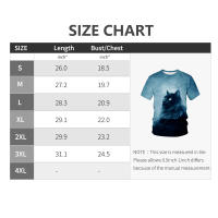 Camiseta con estampado 3D de gato para hombre y mujer, camiseta de manga corta con patrón de serie animal, novedad - details 3