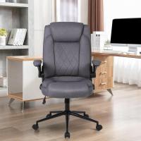 Escritorio con respaldo alto y regulable en altura, silla giratoria con reposacabezas cómoda. - details 1