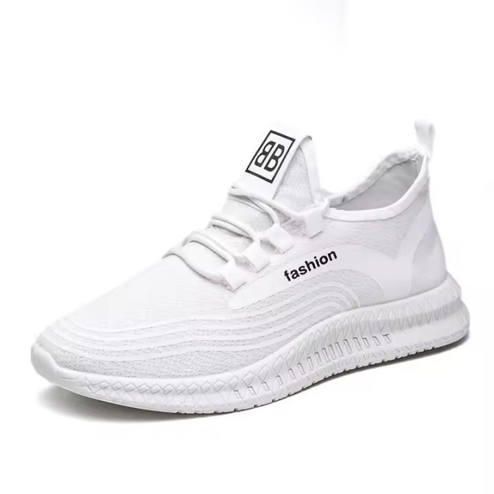 Zapatos Deportivos de Suela Suave para Hombres 2025 Ligeros, Transpirables, Tejidos con Mosaico de Moda - 1