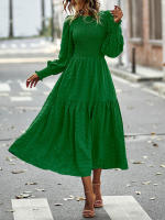 Vestido elegante de manga larga con cintura elegante de otoño e invierno para mujer - details 38